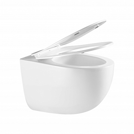 Подвесной унитаз безободковый Terminus Енисей Монолит 560х390 белый Вольск - фото 7