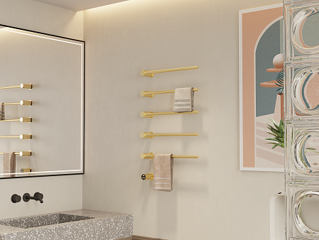 Аккорд П5 500х800 электро Полотенцесушитель TERMINUS Брашированное золото Вольск - фото 5 Аккорд П5 500х800 электро Полотенцесушитель TERMINUS Брашированное золото Вольск - фото 5