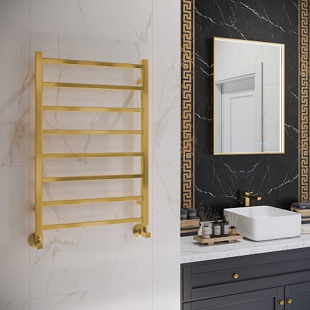 Ватикан П8 500х800 Полотенцесушитель TERMINUS Брашированное золото Вольск - фото 3 Ватикан П8 500х800 Полотенцесушитель TERMINUS Брашированное золото Вольск - фото 3