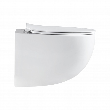 Подвесной унитаз безободковый Terminus Енисей Монолит 560х390 белый Вольск - фото 4