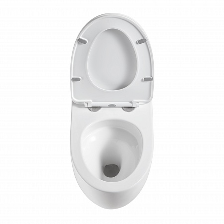 Подвесной унитаз безободковый Terminus Енисей Монолит 560х390 белый Вольск - фото 3